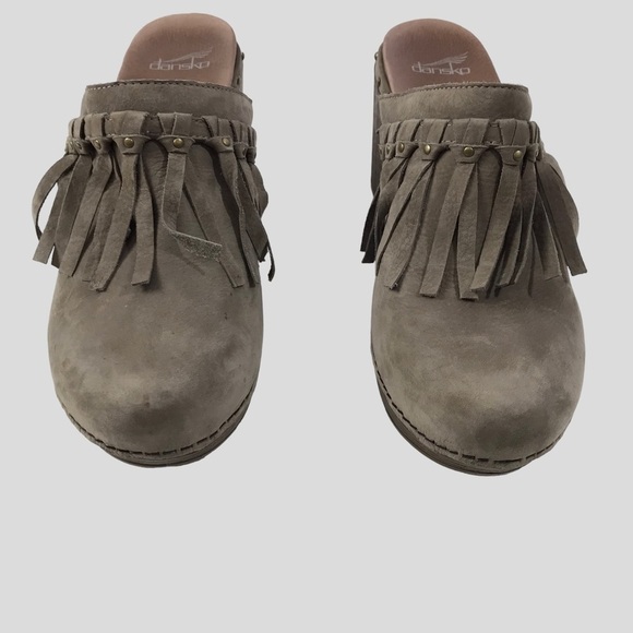 Dansko Women's Deni Mule Taupe Milled Nubuck size 42 - Picture 6 of 12